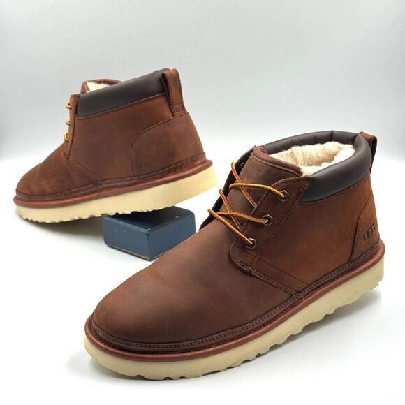 Ugg Neumel Utility Calfskin Wool Inlay Boots main image 10